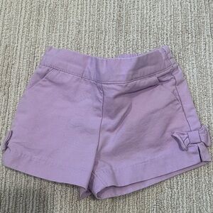 Janie and Jack lavender Baby Girls shorts size 6-12 months